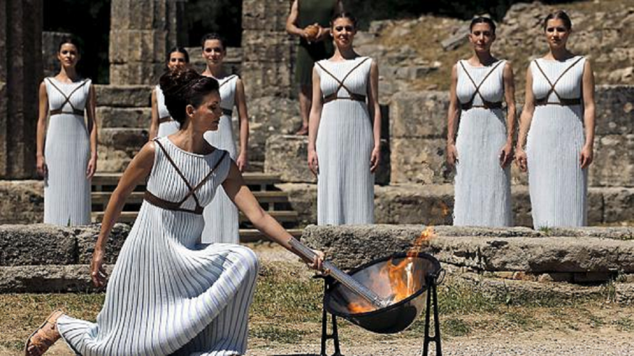 Χωρίς θεατές η Τελετή Αφής της Ολυμπιακής Φλόγας στην Αρχαία Ολυμπία λόγο Κορονοϊού