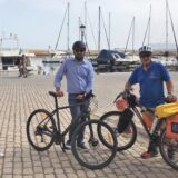 Ποδηλατώντας την Ελλάδα: Με την υποστήριξη του Δήμου Χανίων το ποδηλατικό ταξίδι 7.000 χιλιομέτρων του Παναγιώτη Μπαλολάκη